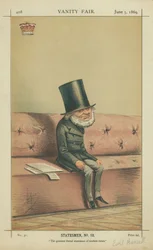 Earl of Russell, The Greatest Liberal Statesmen of Modern Times, 5 June 1869, Vanity Fair Cartoon