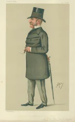 General Sir Thomas Montagu Steele, Aldershot, 20 July 1878, Vanity Fair cartoon