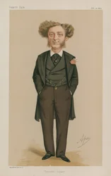 Mr Albert Grant MP; Leicester Square; 21 February 1874; Vanity Fair; cartoon