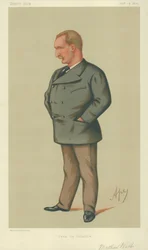 Mr Matthew Webb, Swam the Channel, 9 October 1875, Vanity Fair cartoon