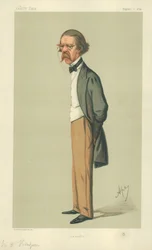 Sir Henry Thompson, Cremation 1 August 1874, Vanity Fair Cartoon