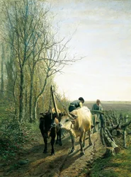 Anticipated Tax (Oxen Hitched to the Wagon)