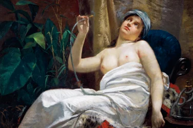 Smoking opium