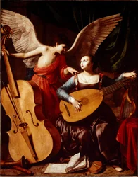 Saint Cecile and the Angel
