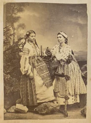 Portrait of Two Romanian Gypsy Women