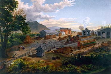 Station at Orizaba, 1878