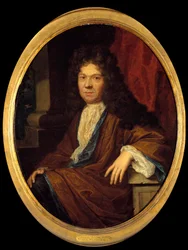 Portrait of Jean de la Bruyere (1645-1696), French moralist