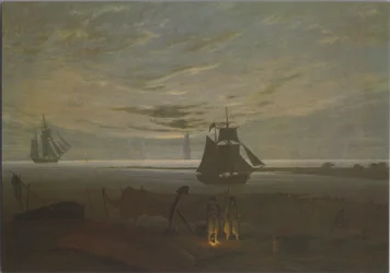 Evening on the Baltic Sea Beach