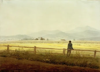 Mountain Landscape with Figure (Schmiedeberger Ridge)