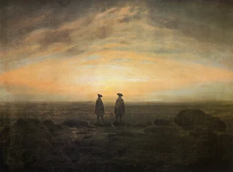 Two Men by the Sea