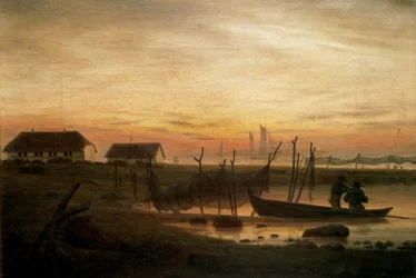 Coastal Landscape in Evening Light