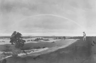 Landscape with Rainbow