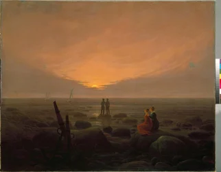 Moonrise over the Sea