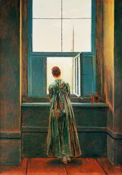 Woman at window
