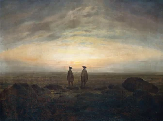 Two Men by the Sea