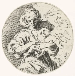 Woman with Child in Arms
