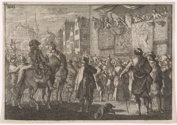 Proclamation of the Peace of Osnabrück in a City, 1648