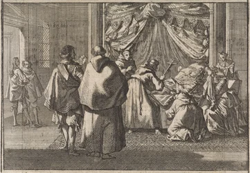 Death of the Infanta Isabella, Regent of the Netherlands, in Brussels, 1633
