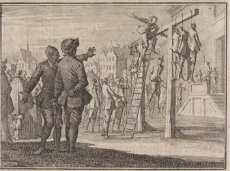 A Hanged Man Saved from Death by the Breaking of the Rope at Harlingen