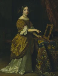 Girl Standing before a Mirror