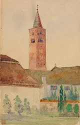 Church Tower, Italy, 1898