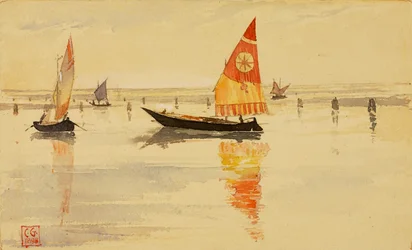 Sailboats Venice, 1898
