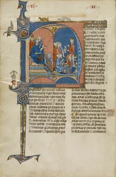 Page from a manuscript of the Vidal Mayor manuscript by Vidal Canellas, copied by Michael Lupi de Candiu, c.1290-1310