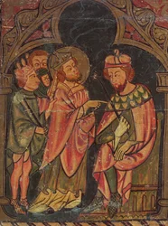 St. Cyprian, Bishop of Carthage brought before Emperor Valerian