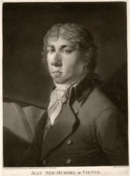 Johann Nepomuk Hummel (1778-1837) engraved by Wrenck