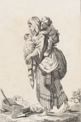 Peasant Woman with Two Children
