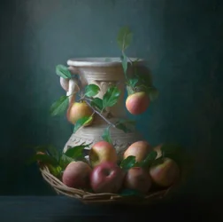 Autumn Apples Still Life