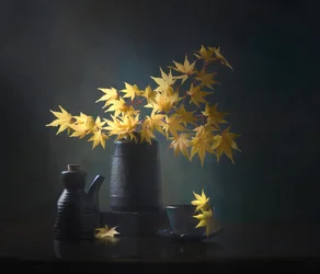 Golden Maple Still Life
