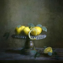 Moody Lemon Still Life