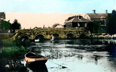 The Old Bridge, Christchurch, Dorset, 1926