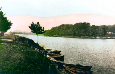 The River Tyne at Hexham, Northumberland