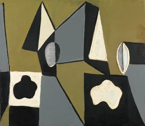 Composition in Olive and Grey, c.1953