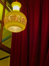 Composition - Lamp and Curtains