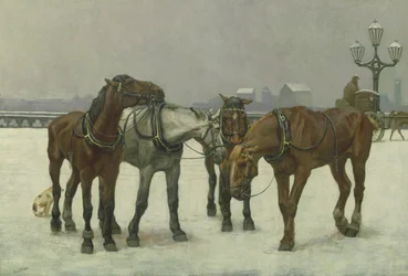 Cab Horses on the Seine