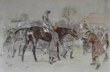 To Lead in the Winner While the Bookmakers Cheered, c.1920-25