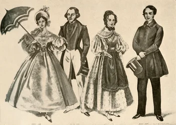 Clothing from 1824-1835