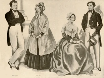 Clothing from 1836-1847