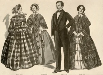 Clothing from 1850-1856, 1907
