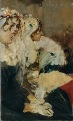 Catechism Examination in the Church, Oil Sketch for Disputa