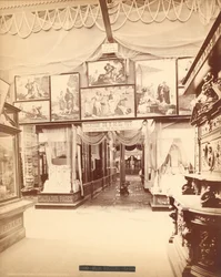View of the Main Building in the Spanish Section of the Centennial Exposition