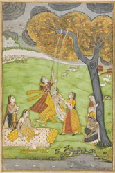 Ladies on a Swing, Mid-18th Century