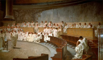 Cicero Accuses Catiline in the Senate of Conspiracy