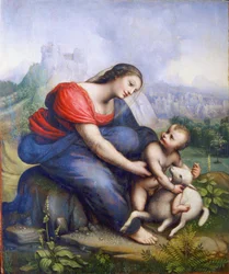 The Virgin and Child with a Lamb