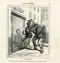 Illustration of Cham (1819-1879) in Le Charivari