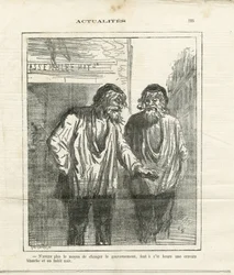Illustration of Cham in Le Charivari