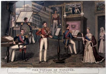 The Wonder of Windsor: The Artist, Poet, Fiddler Here We See, And All is Tweedle-dum and Tweedle Dee, c.1841